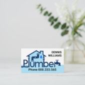 Creative Home Loodgieter buizen Visitekaartje (Staand voorkant)