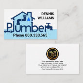 Creative Home Loodgieter buizen Visitekaartje (Voorkant / Achterkant)