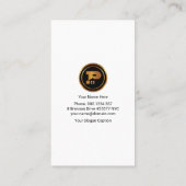 Creative Home Painting Stripe Motif Painting Visitekaartje (Achterkant)