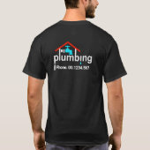 Creative Home Plumbing Leap T-shirt (Achterkant)
