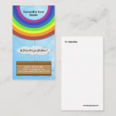 Creative Hot Air Ballon Nanny Visitekaartje (Voorkant / Achterkant)