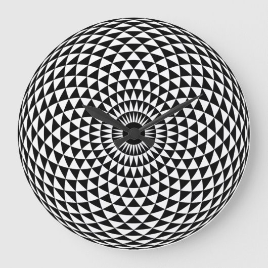Creative Hypnotic Clock voor je thuis Grote Klok (Voorkant)
