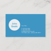 Creative Iceberg & Blue Zee-illustratie Visitekaartje (Achterkant)