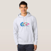 Creative in Progress Colorful Artistic Quote  Hoodie (Voorkant volledig)