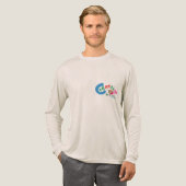 Creative in Progress Colorful Artistic Quote  Tri-Blend Shirt (Voorkant)