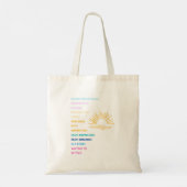 Creative Inspiration Canvas tas: "Je bent creatief Tote Bag (Achterkant)