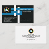 Creative Interlocking I-Beam Joints Engineering Visitekaartje (Voorkant / Achterkant)