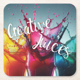 Creative Juices - Designer Coaster Kartonnen Onderzetters