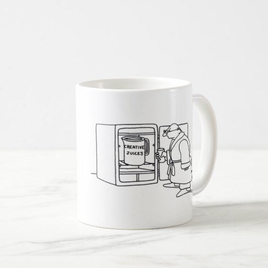 Creative Juices linker hand mok (Voorkant rechts)