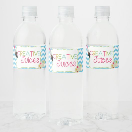 Creative Juices Waterflesetiket Waterfles Etiket (Flessen)