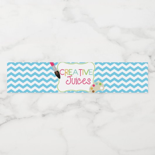 Creative Juices Waterflesetiket Waterfles Etiket (Enkel label)