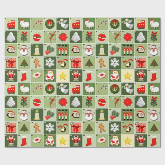 Creative Kerstfeestdag Cadeaupapier (Vlak)