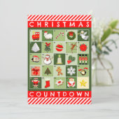 Creative kerstfeestdag kaart (Staand voorkant)