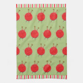 Creative Knitter Knitter Knitting Couple Kitchen T Theedoek (Verticaal)