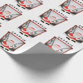 Creative Lacrosse Holiday Gift Cadeaupapier (Hoek)