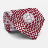 Creative Lacrosse Mesh Stropdas (Opgerold)