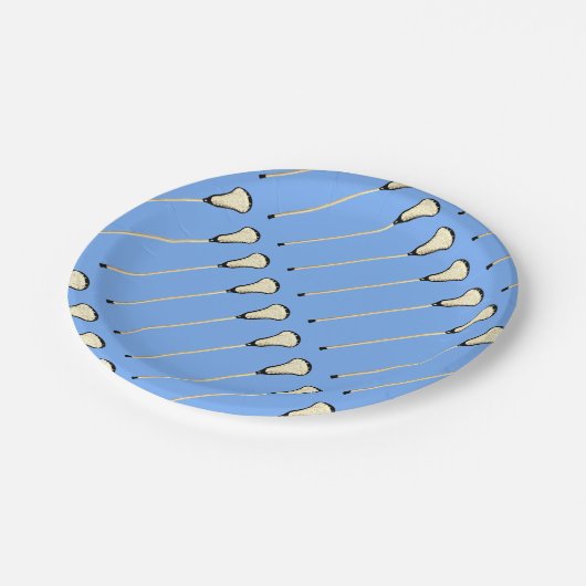 Creative Lacrosse Party Papieren Bordje (Gekanteld)