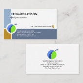 Creative Land Zee Air Global Logistics Motif Visitekaartje (Voorkant / Achterkant)