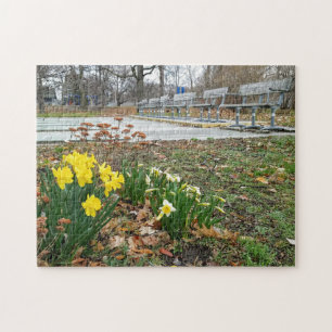 Creative landscape flower foto jigzaag puzzel legpuzzel