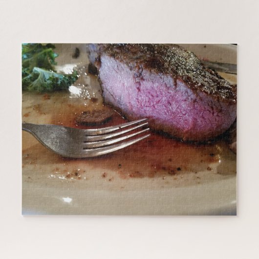 Creative landscape steak foto puzzel puzzel (Horizontaal)