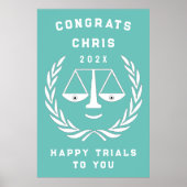 Creative Law School Afstudeerfeest Poster (Voorkant)