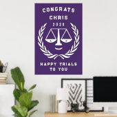 Creative Law School Afstudeerfeest Poster (Thuiskantoor)