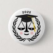 Creative Law School Afstuderen 2025 Ronde Button 5,7 Cm (Voorkant)