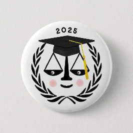 Creative Law School Afstuderen 2025 Ronde Button 5,7 Cm