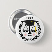 Creative Law School Afstuderen 2025 Ronde Button 5,7 Cm (Voorkant /achterkant)