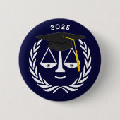 Creative Law School Afstuderen 2025 Ronde Button 5,7 Cm (Voorkant)