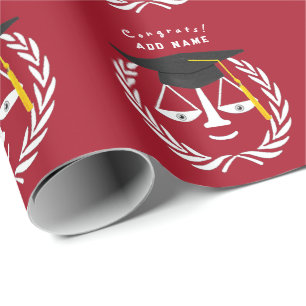 Creative Law School Afstuderen Gift Cadeaupapier