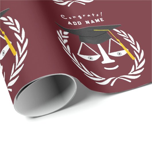 Creative Law School Afstuderen Gift Cadeaupapier (Rol Hoek)