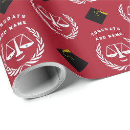 Creative Law School Afstuderen Gift Cadeaupapier
