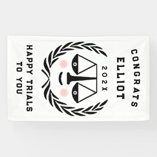 Creative Law School Afstuderen Spandoek (Horizontaal)