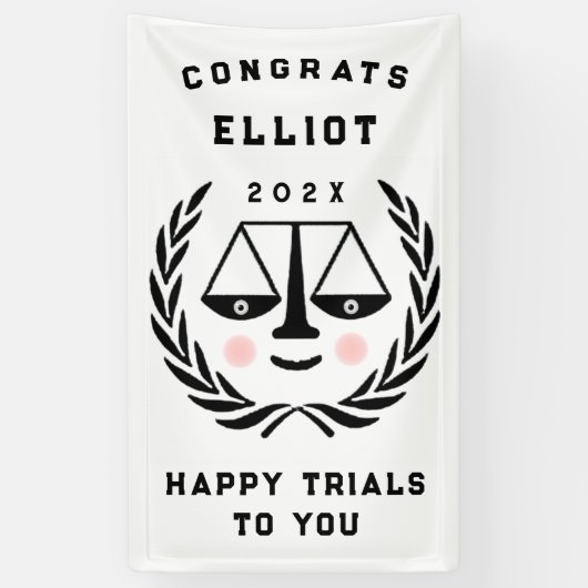 Creative Law School Afstuderen Spandoek (Verticaal)