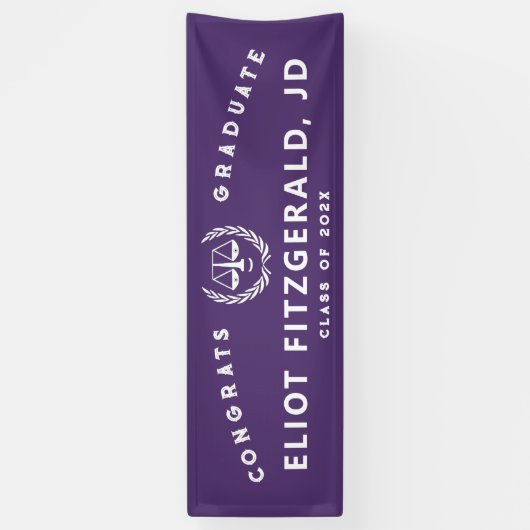 Creative Law School Afstuderen Spandoek (Verticaal)