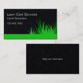 Creative Lawn Moing Care Services Black Visitekaartje (Voorkant / Achterkant)