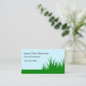 Creative Lawn Moing Care Services Visitekaartje (Staand voorkant)