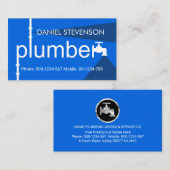 Creative Leaking Plumber Pipe Plumbing Works Visitekaartje (Voorkant / Achterkant)