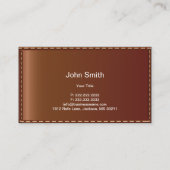 Creative Leather Hoesje Visitekaartje (Achterkant)