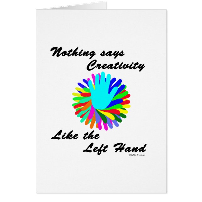 Creative left Hand (Voorkant)