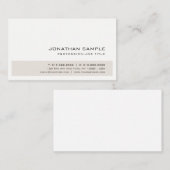 Creative legant Colors Trendy Sleek Professional Visitekaartje (Voorkant / Achterkant)