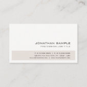 Creative legant Colors Trendy Sleek Professional Visitekaartje (Voorkant)