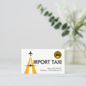 Creative Letter-A Airport Runway Visitekaartje (Staand voorkant)