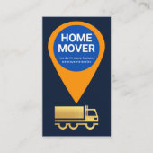Creative Location Icon Home Moving Service Visitekaartje (Voorkant)