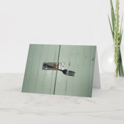 "Creative Lock"-bedankkaart Kaart (Voorkant)