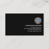 Creative Logistics Transport Signage New Startup Visitekaartje (Achterkant)