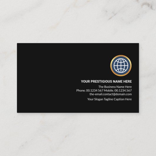 Creative Logistics Transport Signage New Startup Visitekaartje (Achterkant)