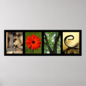 Creative Love Alphabet Photography Art Print (Voorkant)