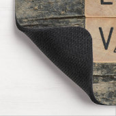 Creative Love Word met Srcabble Elements Muismat (Hoek)
